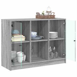 Grau Sonoma Sideboard 102 cm