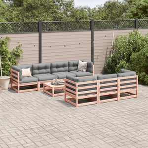 8-tlg. Garten Sofagarnitur Douglasie Massivholz