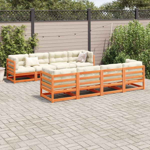 9-teilige Garten Sofagarnitur Kiefernholz