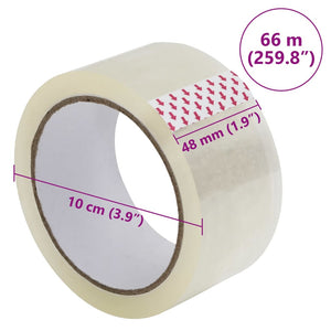 Paketklebeband Transparent 12er-Pack