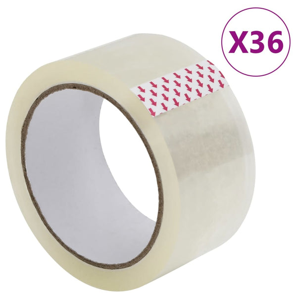 Paketklebeband Transparent 48 mm x 66 m, 36 Stk.