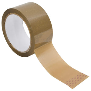 Paketklebeband Braun 48 mm x 66 m, 12 Stück