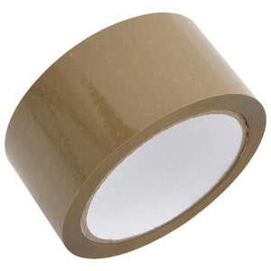 Paketklebeband Braun 48 mm x 66 m, 12 Stück