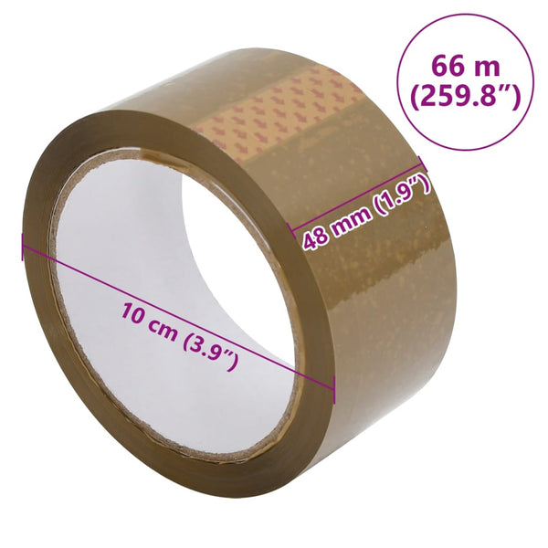 Paketklebeband Braun 48 mm x 66 m, 36 Stk.