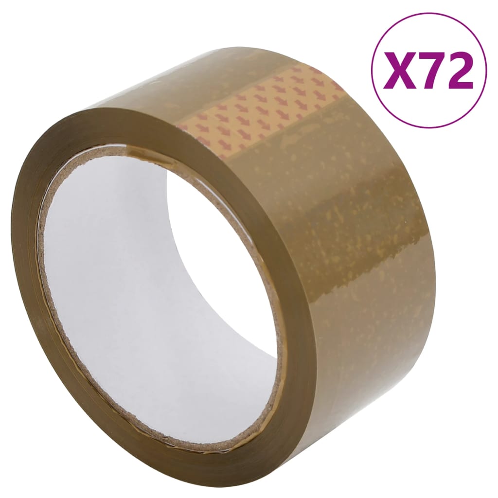 Paketklebeband Braun 48 mm x 66 m, 72 Stück