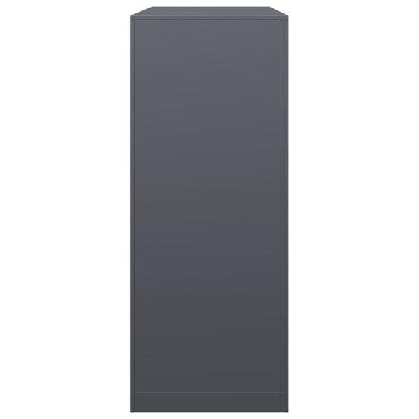 Brennholzregal Stahl Anthrazit 100x100 cm