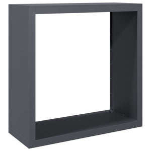 Brennholzregal Stahl Anthrazit 100x100 cm
