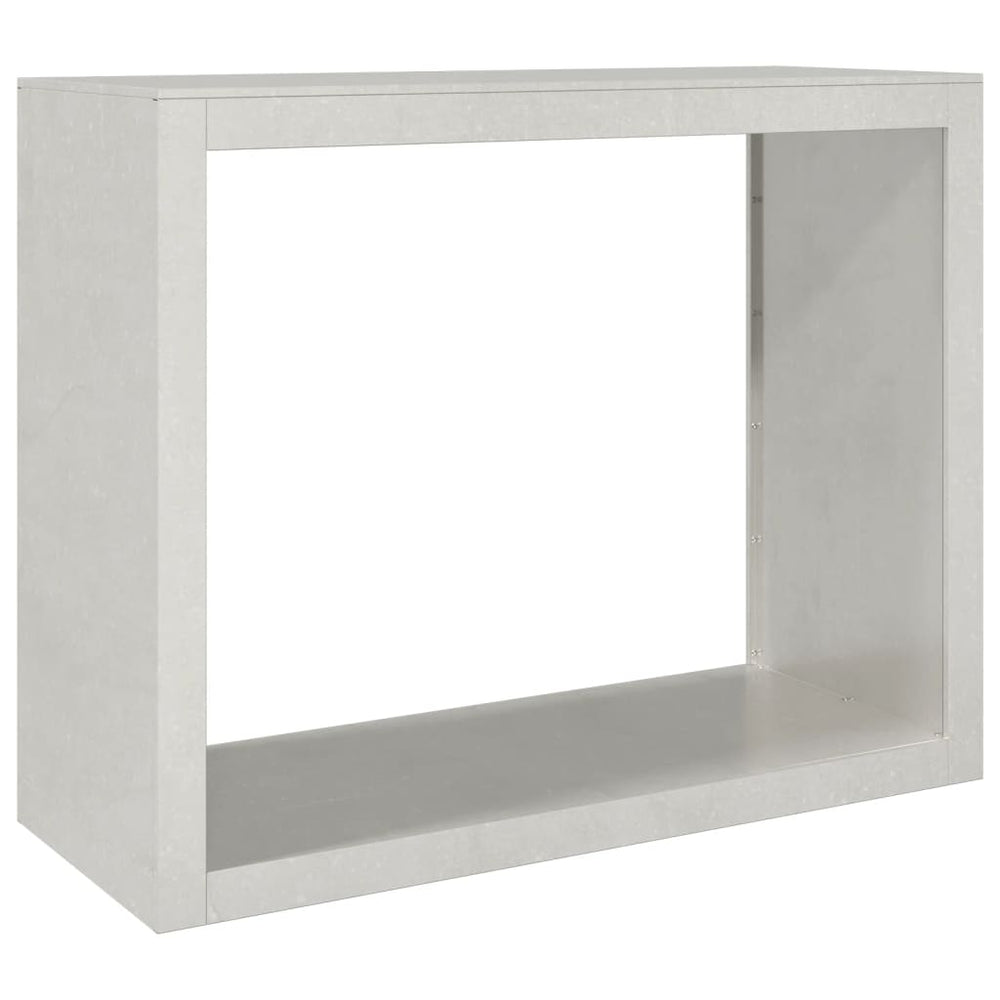 Edelstahl Brennholzregal, 100x40x80 cm