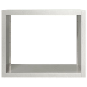 Edelstahl Brennholzregal, 100x40x80 cm