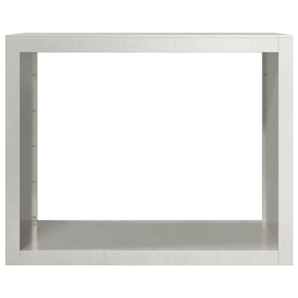 Edelstahl Brennholzregal, 100x40x80 cm