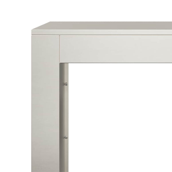 Brennholzregal aus wetterfestem Stahl, 100x40x80 cm