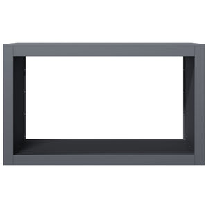 Brennholzregal Anthrazit Stahl 100x40x60 cm