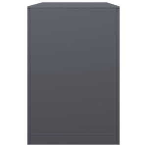 Brennholzregal Anthrazit Stahl 100x40x60 cm