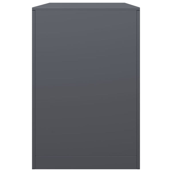 Brennholzregal Anthrazit Stahl 100x40x60 cm