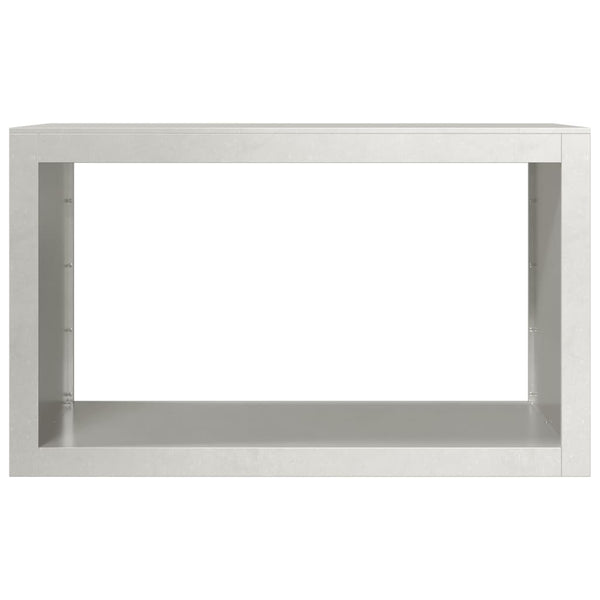 Edelstahl Brennholzregal 100x40x60cm