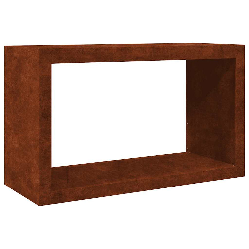 Brennholzregal aus wetterfestem Stahl 100x60cm