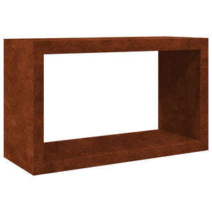 Brennholzregal aus wetterfestem Stahl 100x60cm