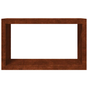 Brennholzregal aus wetterfestem Stahl 100x60cm