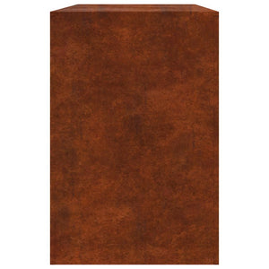 Brennholzregal aus wetterfestem Stahl 100x60cm
