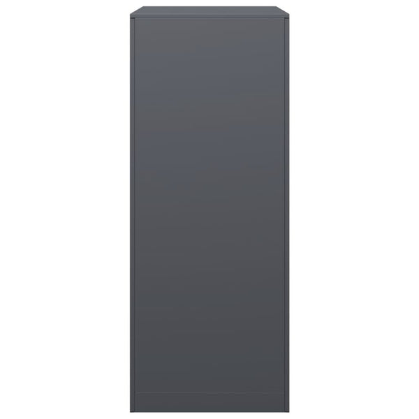 Anthrazit Brennholzregal Stahl 60x40x100cm