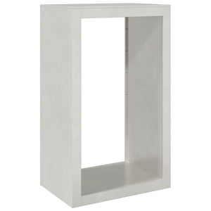 Edelstahl Brennholzregal 60x40x100cm