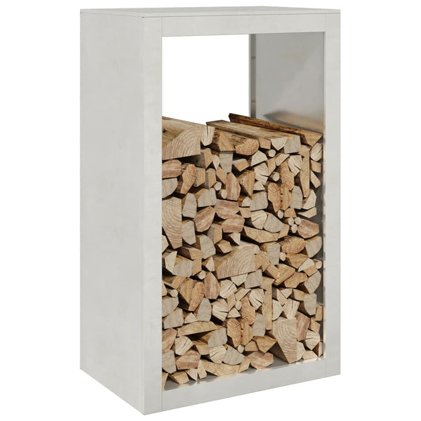 Edelstahl Brennholzregal 60x40x100cm