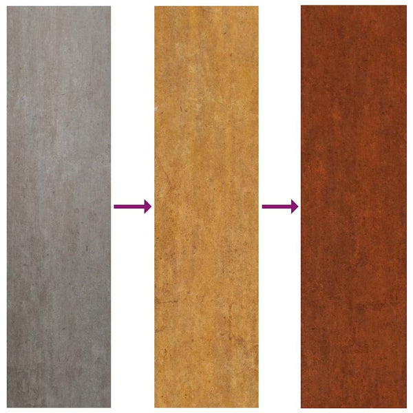 Brennholzregal aus wetterfestem Stahl 60x40x100 cm