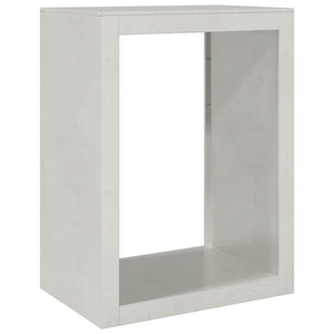 Edelstahl Brennholzregal 60x40x80 cm