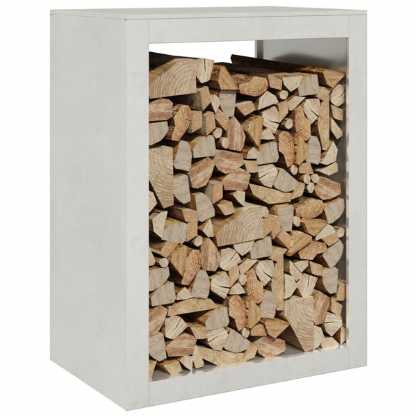 Edelstahl Brennholzregal 60x40x80 cm