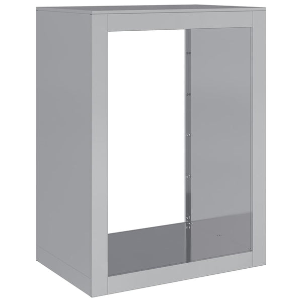 Brennholzregal Verzinkt 60x40x80cm