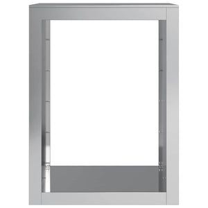 Brennholzregal Verzinkt 60x40x80cm