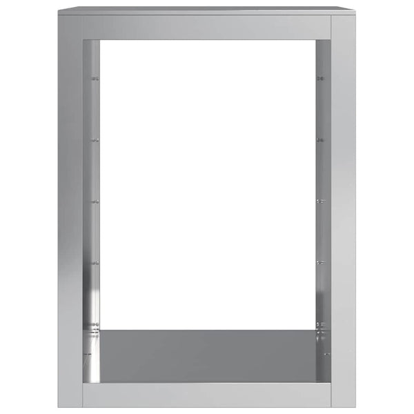 Brennholzregal Verzinkt 60x40x80cm