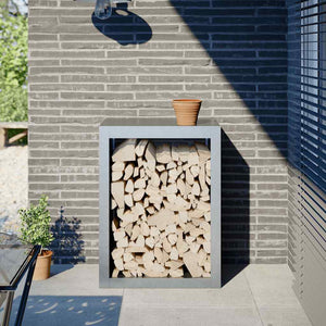 Brennholzregal Verzinkt 60x40x80cm
