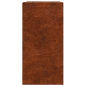 Brennholzregal aus wetterfestem Stahl 60x40x80 cm
