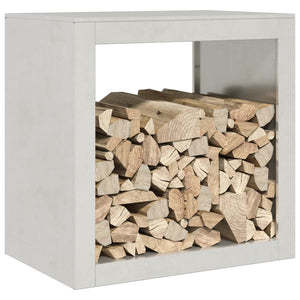Edelstahl Brennholzregal 60cm