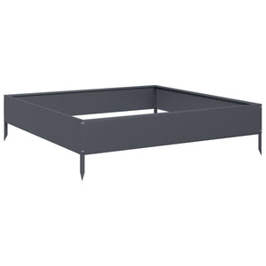 Hochbeet Anthrazit 100x100 cm Stahl