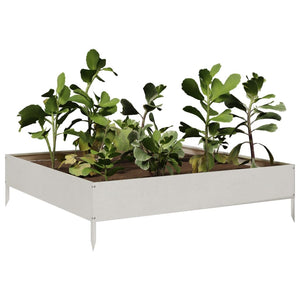 Edelstahl Hochbeet 100x100x26 cm