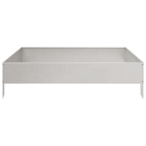 Edelstahl Hochbeet 100x100x26 cm