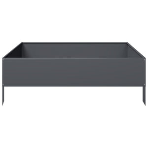 Hochbeet Anthrazit 100x100 cm Stahl