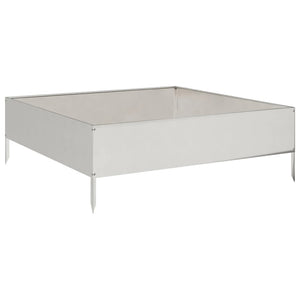 Edelstahl Hochbeet 100x100 cm