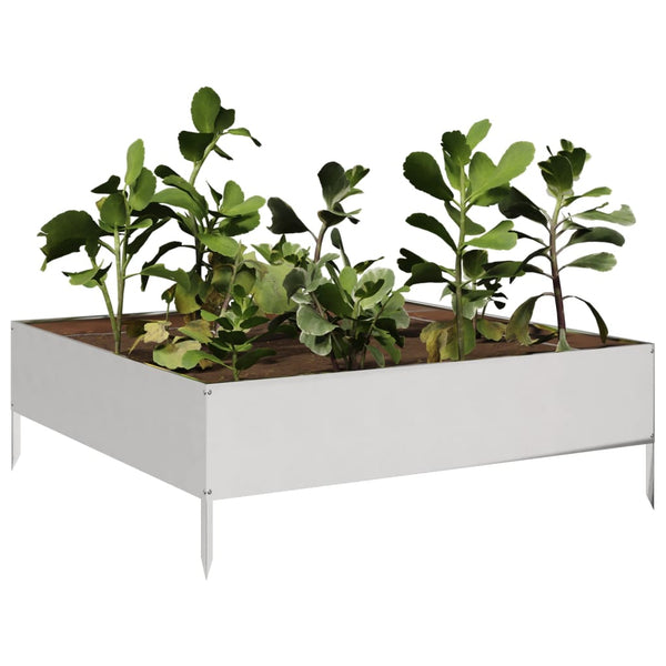 Edelstahl Hochbeet 100x100 cm
