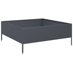 Anthrazit Hochbeet 100x100x25 cm