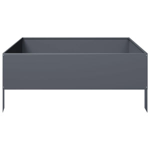 Anthrazit Hochbeet 100x100x25 cm