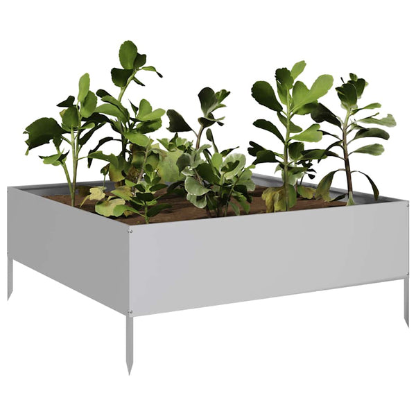 Verzinktes Stahl Hochbeet 100x100x25cm
