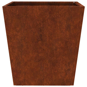 Pflanzkübel 2er Set 40x40 cm Cortenstahl