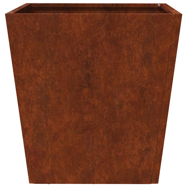 Pflanzkübel 2er Set 40x40 cm Cortenstahl