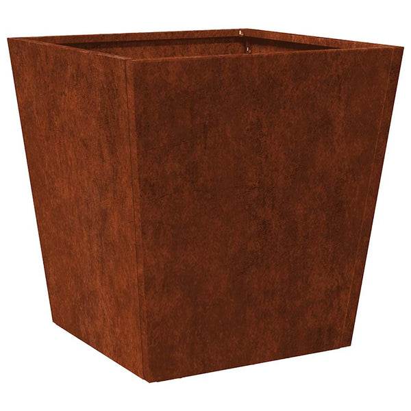 Pflanzkübel 2er Set 40x40 cm Cortenstahl