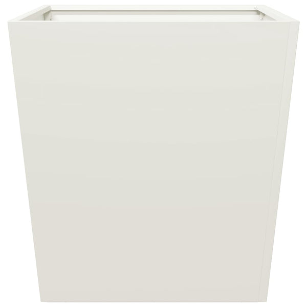 Pflanzkübel 2er Set Weiß 50x50x50cm
