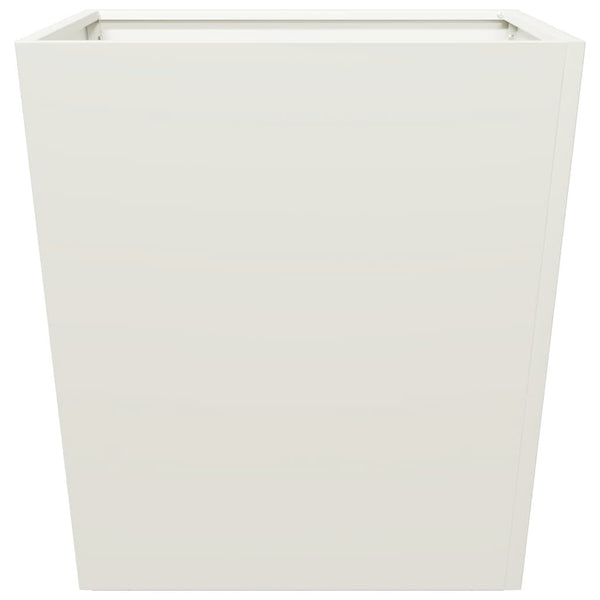 Pflanzkübel 2er Set Weiß 50x50x50cm