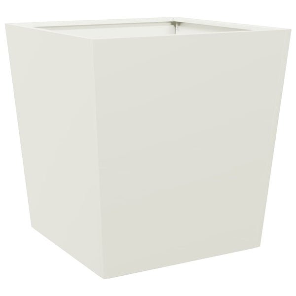 Pflanzkübel 2er Set Weiß 50x50x50cm